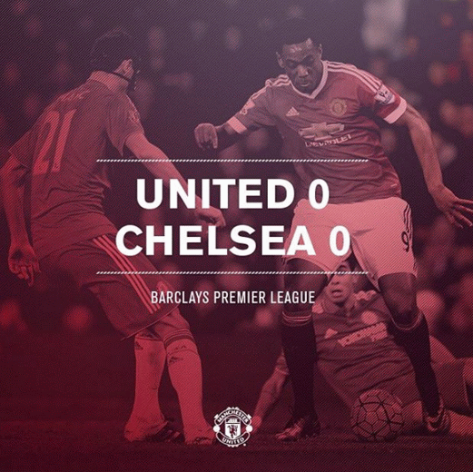 United vs Chelsea 0-0