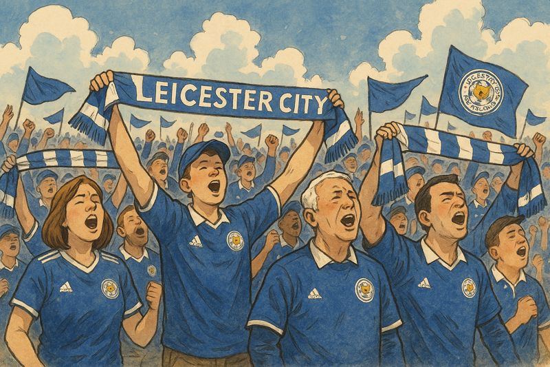 leicester city fans singing
