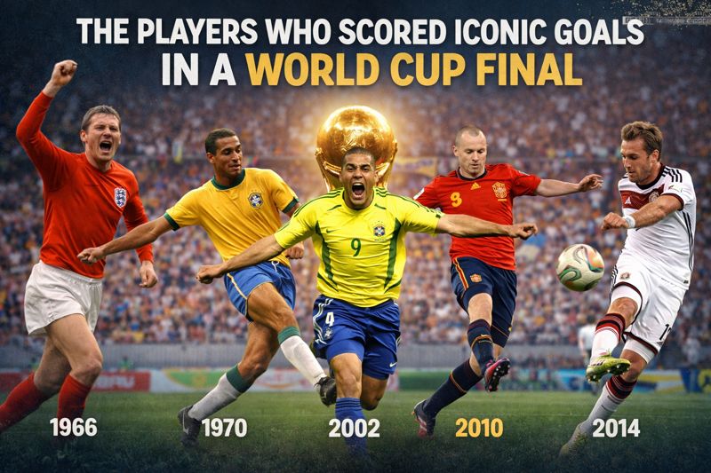The players who scored iconic winning goals in a World Cup final